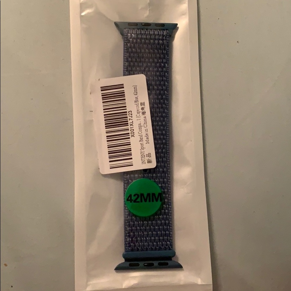 NEW! 42mm Apple Band Cape Cod Blue
